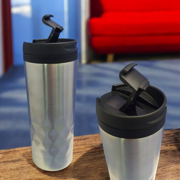 Термокружка Геометрия тепла 500 мл., нержавеющая сталь